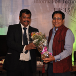 WIITF-2015 : Welcoming Mr. Shri. Vineet Goenka, Co-convenior-IT cell  BJP