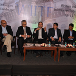 Panel discussion session From L to R- Mr. Rohit Biddappa, Sr. Manager - Enterprise Marketing & Corp.comm  NVIDIA, Mr. Sandeep Kothari, CIO- Travel Food Services, Mr. Meheriar Patel, Head of Technology